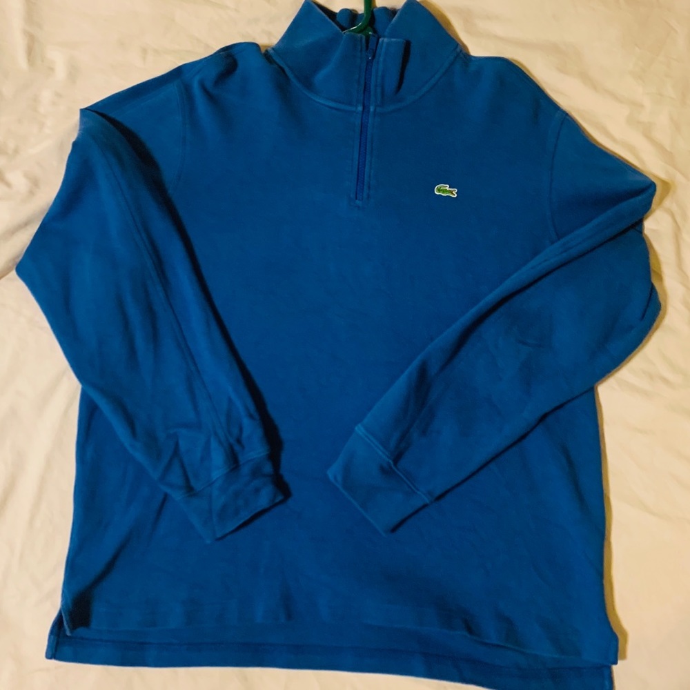 Lacoste men’s 1/4 zip pullover